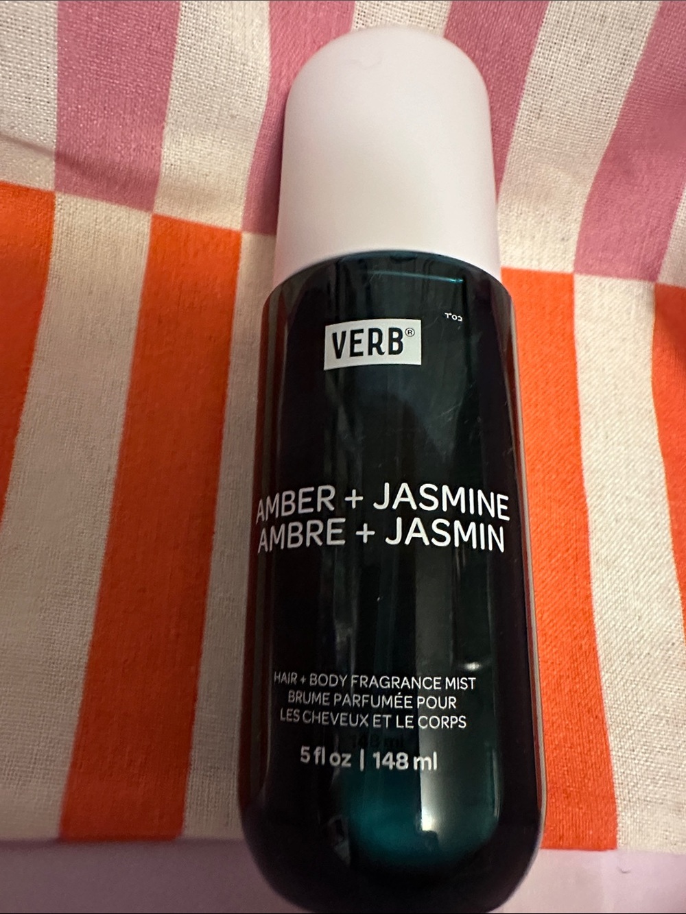 New Verb amber and jasmine hair and body fragrance mist